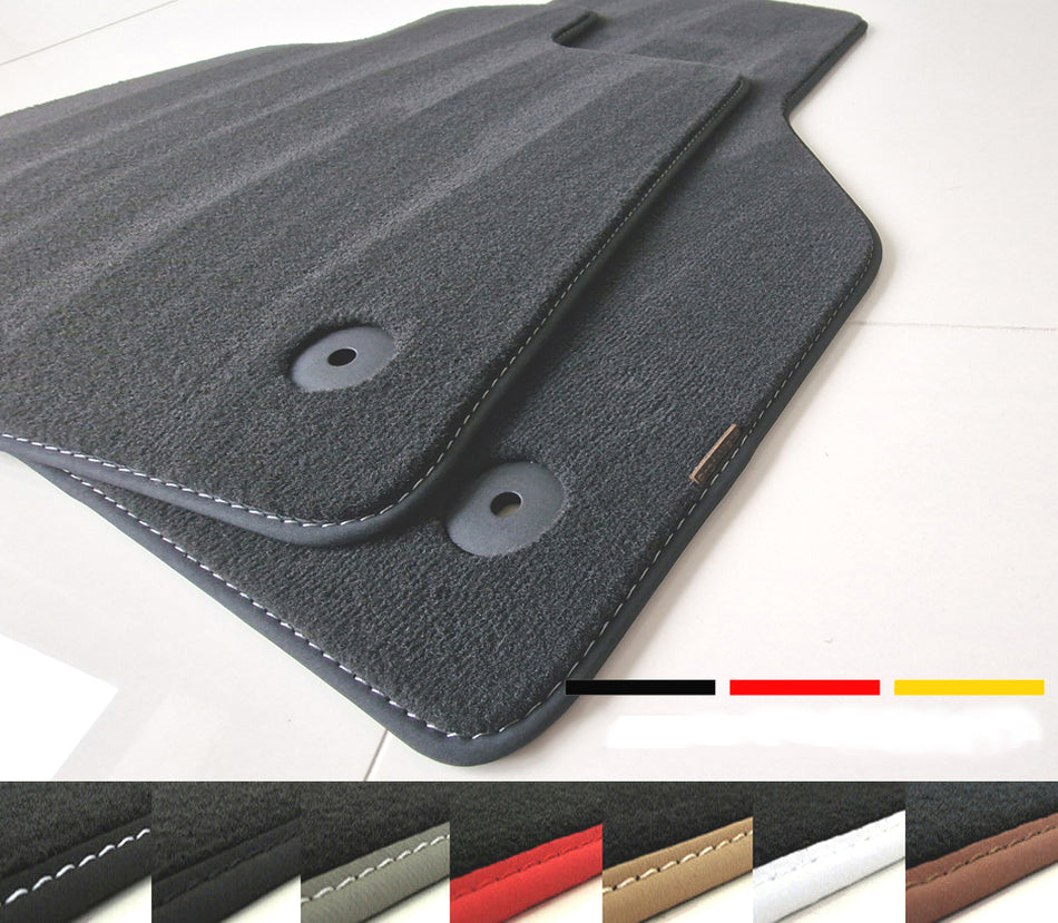 Velours Auto Fussmatten passend für Porsche 914 1969-1976 Profi Mats Premium
